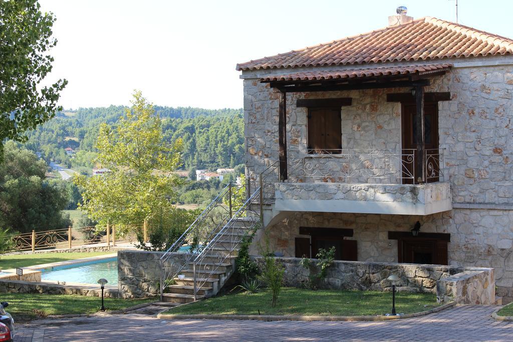 Вилла Siviri Traditional Stone House Экстерьер фото