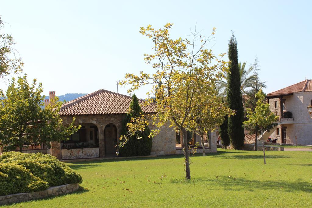 Вилла Siviri Traditional Stone House Экстерьер фото